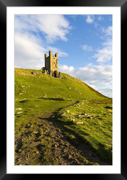 Dunstanburgh Castle, Northumberland Framed Mounted Print by Kevin Tate
