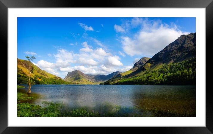 Buttermere, Cumbria, England Framed Mounted Print by Maggie McCall