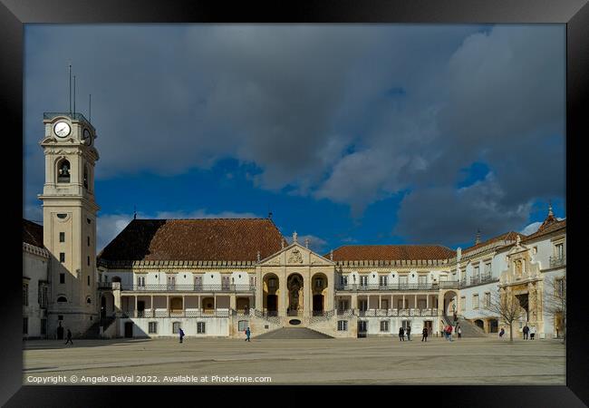Coimbra University in Portugal Framed Print by Angelo DeVal