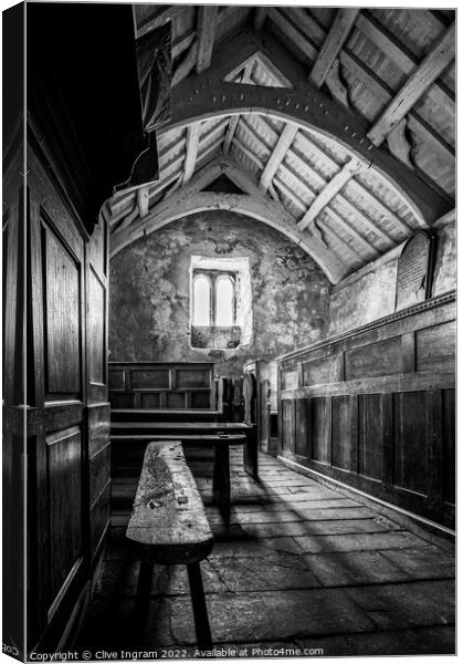 Serenity Amongst History Canvas Print by Clive Ingram