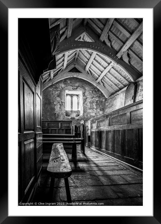 Serenity Amongst History Framed Mounted Print by Clive Ingram