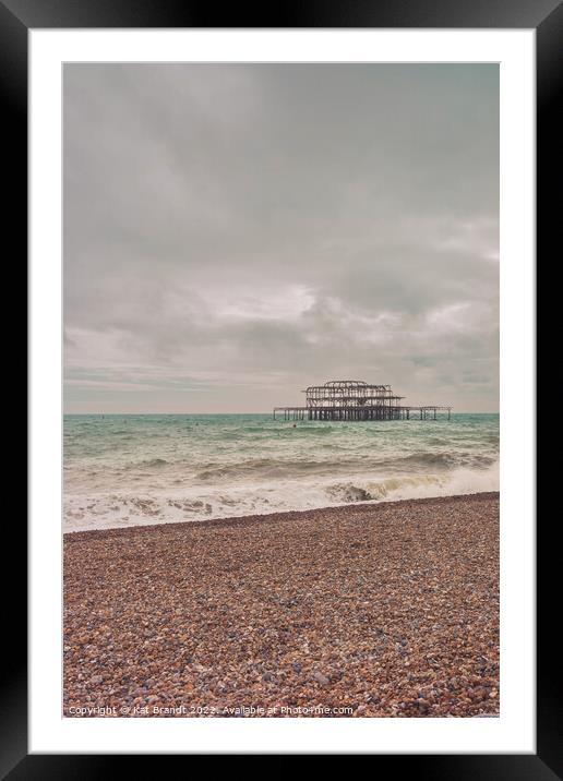 West Pier, Brighton Framed Mounted Print by KB Photo