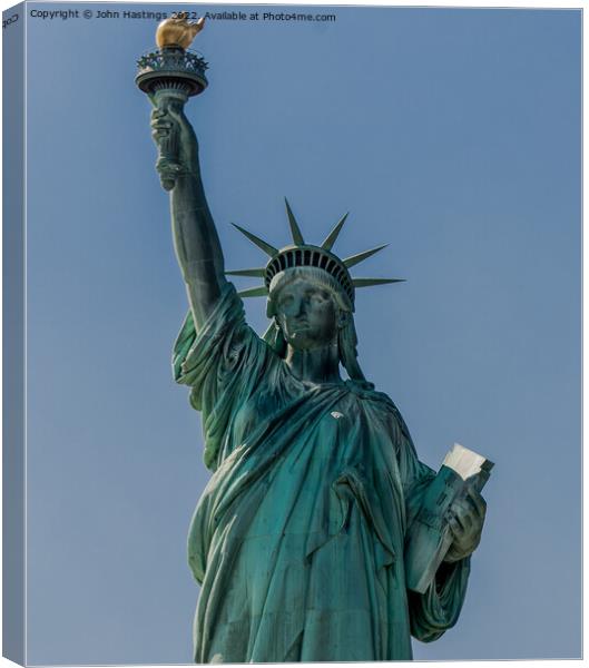 Symbol of Hope and Freedom Canvas Print by John Hastings