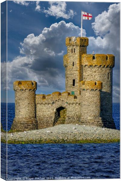 The Life-Saving Tower: A Beacon of Hope Canvas Print by Roger Mechan