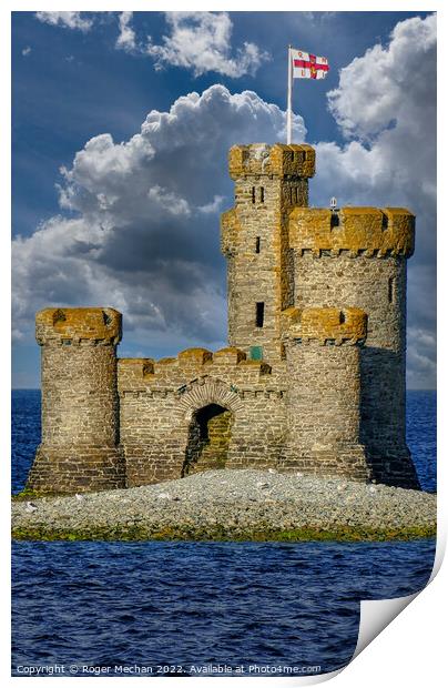 The Life-Saving Tower: A Beacon of Hope Print by Roger Mechan
