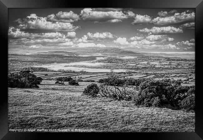 Enchanting Dartmoor Valley Framed Print by Roger Mechan