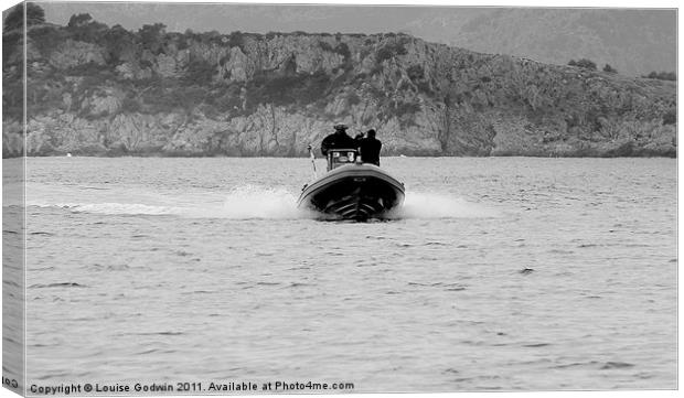 Smugglers At Work! Canvas Print by Louise Godwin