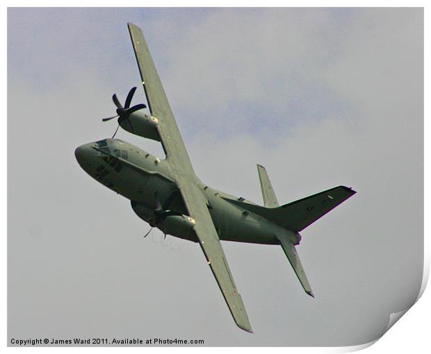 Italian C-27J Spartan Print by James Ward