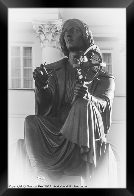 Nicolaus Copernicus Monument Framed Print by Margaret Ryan