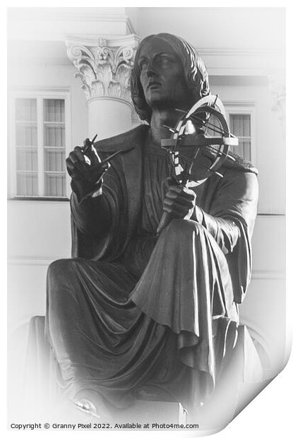 Nicolaus Copernicus Monument Print by Margaret Ryan