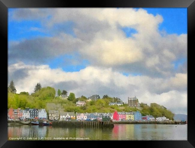 TOBERMORY MULL  Framed Print by dale rys (LP)