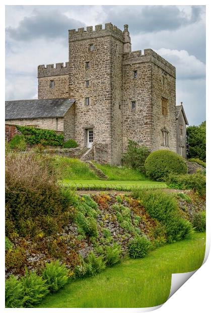 Sizergh Castle  Print by Gary Kenyon