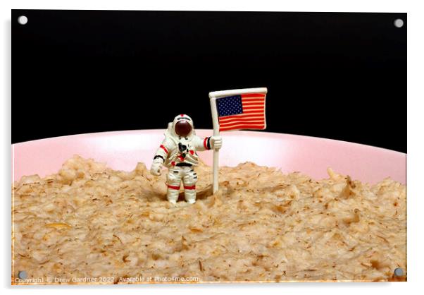 Breakfast on the Moon Acrylic by Drew Gardner