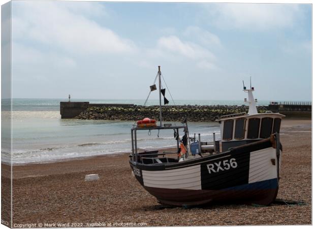 RX56 of the Hastings Fleet. Canvas Print by Mark Ward