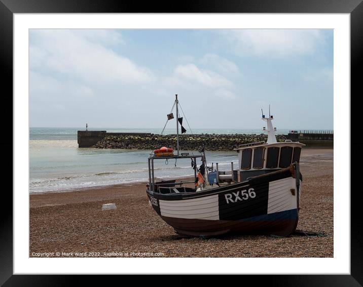 RX56 of the Hastings Fleet. Framed Mounted Print by Mark Ward