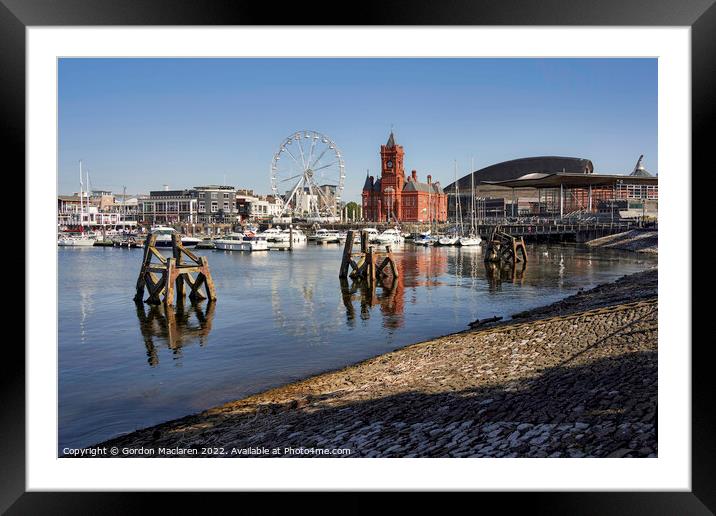 Cardiff Bay, South Wales Framed Mounted Print by Gordon Maclaren