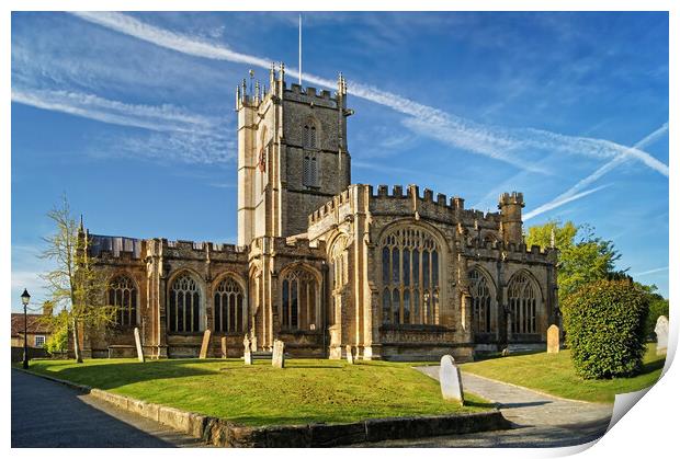 St Bartholomew's Church, Crewkerne Print by Darren Galpin