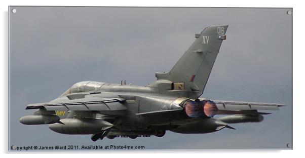 RAF Tornado Acrylic by James Ward