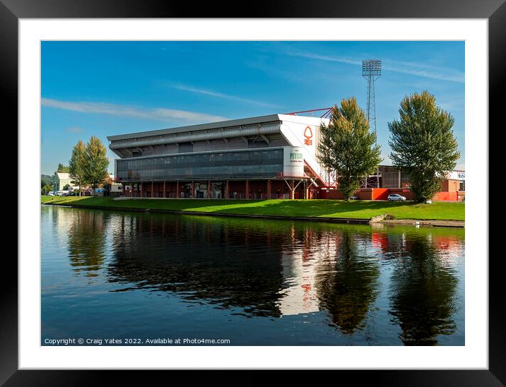 The City Ground Home of Nottingham Forest  Framed Mounted Print by Craig Yates