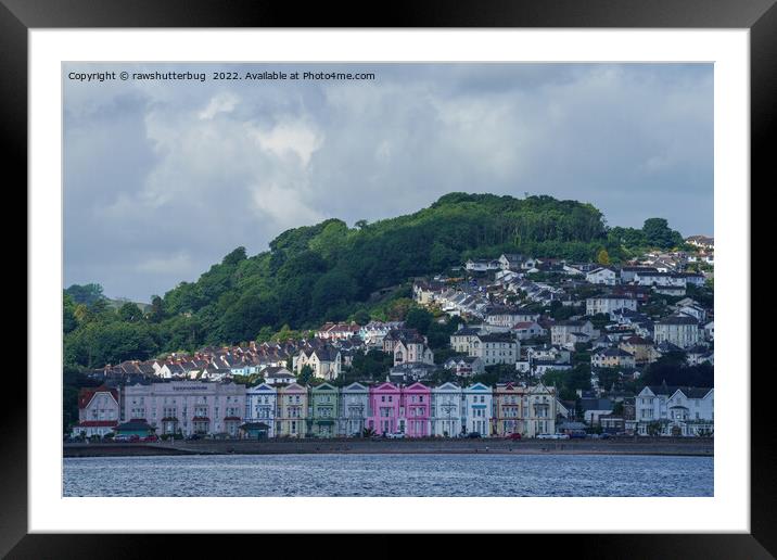 Paignton Seafront Framed Mounted Print by rawshutterbug 