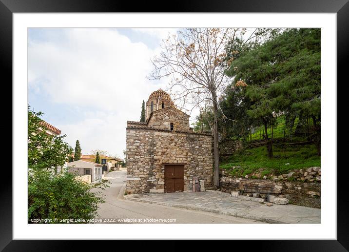 Church of the Transfiguration in Athens, Greece Framed Mounted Print by Sergio Delle Vedove