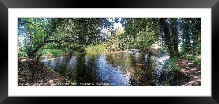 Panorama from the Waterfall  Framed Mounted Print by GJS Photography Artist
