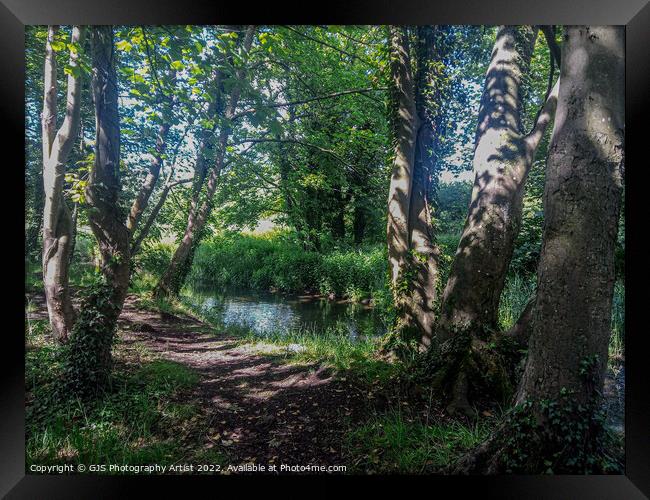 Into the Wensum Framed Print by GJS Photography Artist