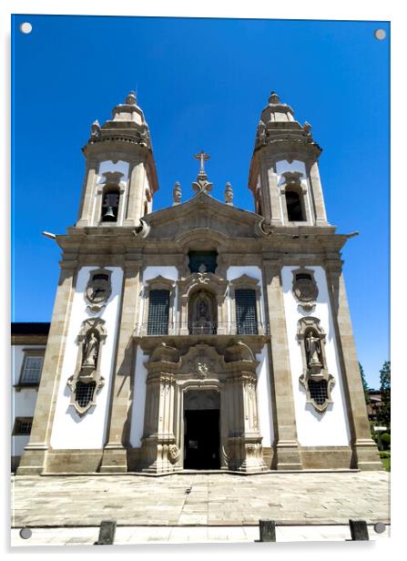 Monastery of Saint Michael of Refojos Acrylic by Antonio Ribeiro