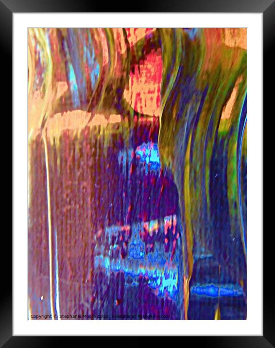 Abstract 240 Framed Mounted Print by Stephanie Moore