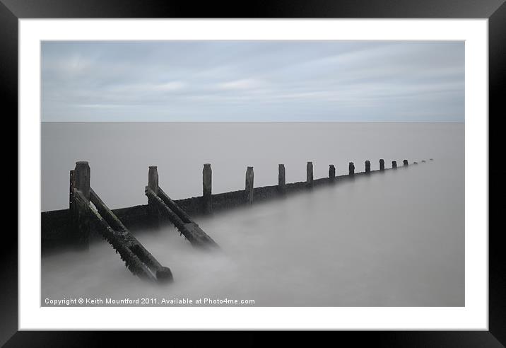 The Calm Sea Framed Mounted Print by Keith Mountford