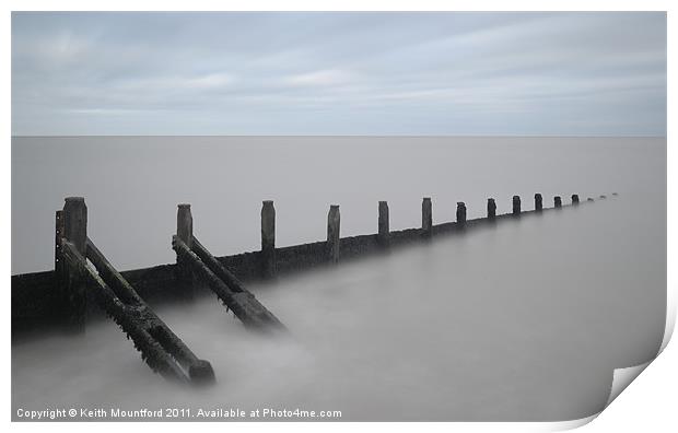 The Calm Sea Print by Keith Mountford