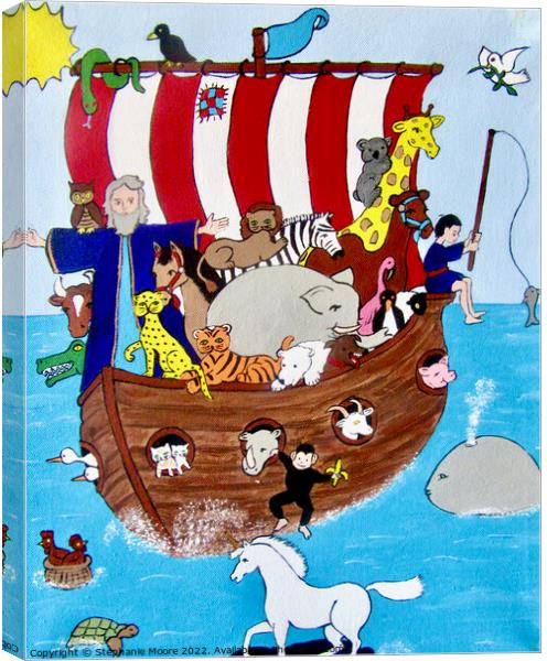 Noah's ark Canvas Print by Stephanie Moore