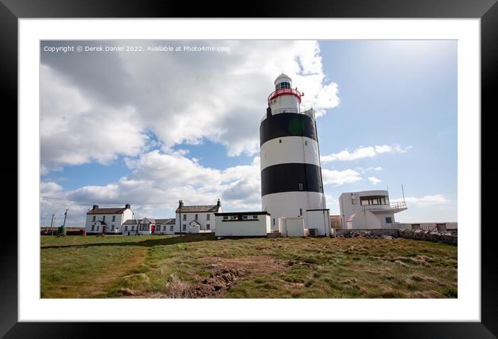 Hook Head Lighthouse, Co Wexford, Ireland  Framed Mounted Print by Derek Daniel