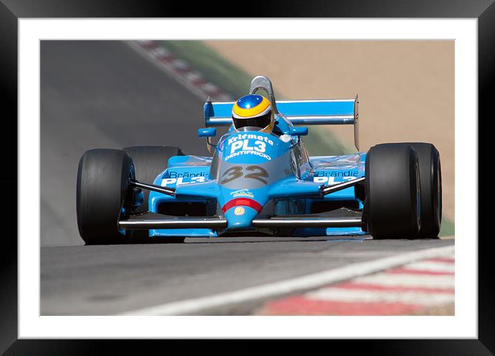 Osella FA1-D-3 Driven by Terry Sayles Framed Mounted Print by SEAN RAMSELL
