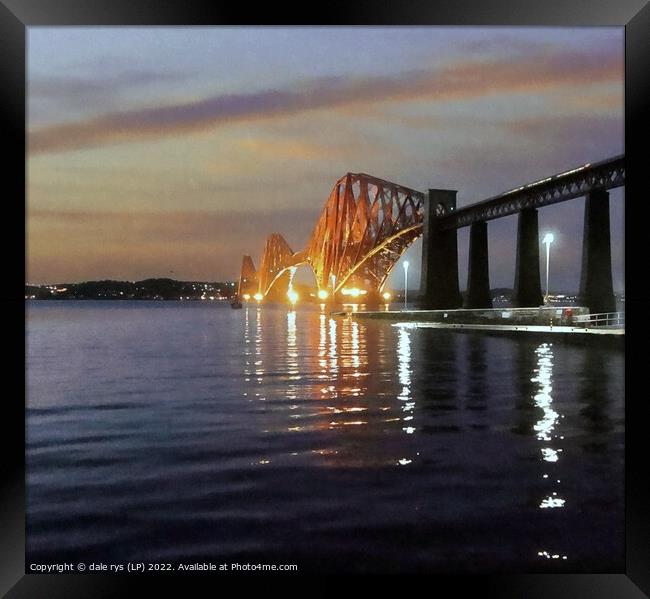 Forth Rail Bridge Framed Print by dale rys (LP)