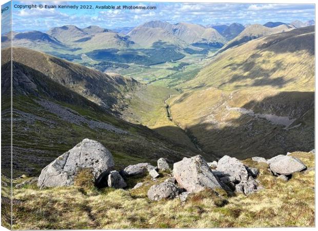 Scotland's Mountains and Glens Canvas Print by Euan Kennedy