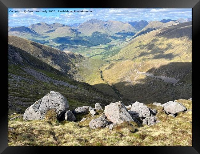 Scotland's Mountains and Glens Framed Print by Euan Kennedy