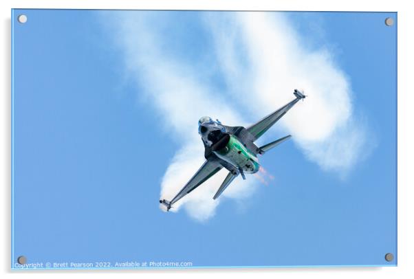 F-18 Hornet  Acrylic by Brett Pearson