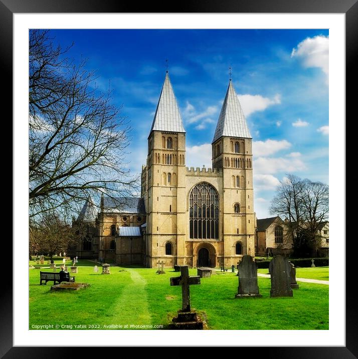 Southwell Minster Nottinghamshire Framed Mounted Print by Craig Yates