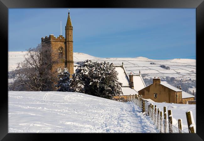 St Margaret's Church, Hawes, Wensleydale, Yorkshire Dales Framed Print by Louise Heusinkveld