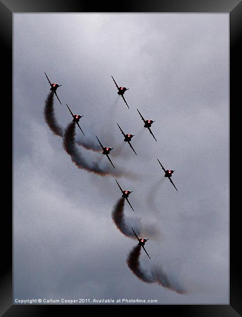 The Typhoon Framed Print by Callum Cooper