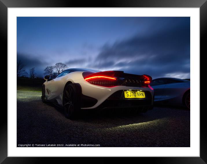 McLaren Framed Mounted Print by Tomasz Latalski