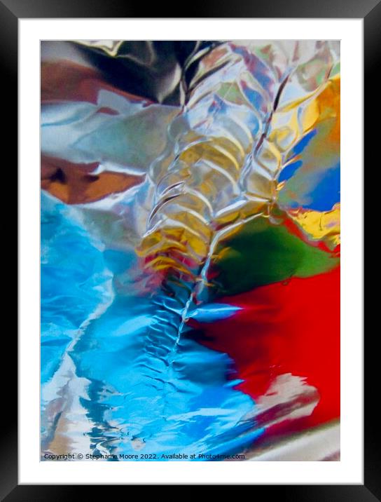 Abstract 235 Framed Mounted Print by Stephanie Moore