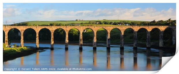 Royal Border Bridge, Berwick-upon-Tweed, Northumberland, England, UK Print by Geraint Tellem ARPS