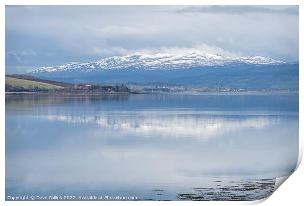 The Beauly Firth, Inverness, Scotland Print by Dave Collins