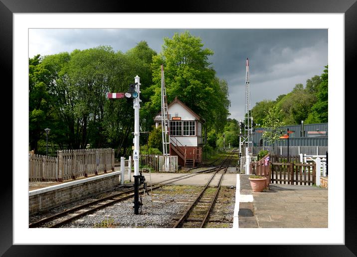 Alston Station, South Tynedale Railway Framed Mounted Print by Peter Wiseman