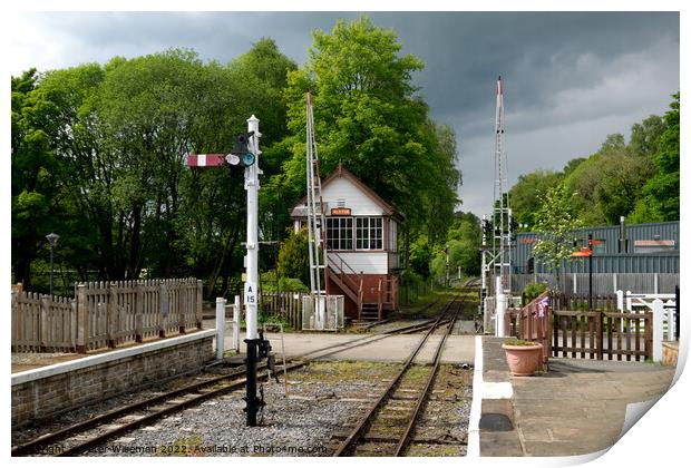 Alston Station, South Tynedale Railway Print by Peter Wiseman