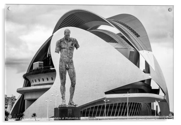 Majestic Sculpture in Valencia 2 Acrylic by Roger Dutton