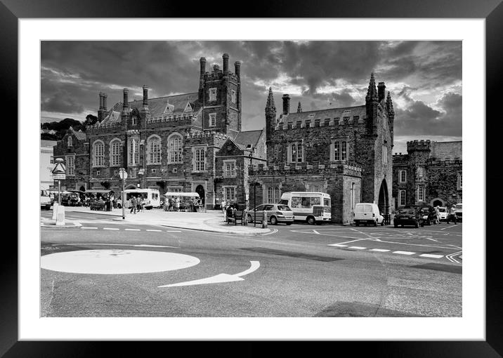 Gothic Charm in Tavistock Framed Mounted Print by Roger Mechan