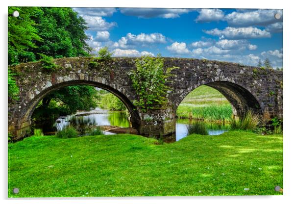 The Enchanting Bridges of Dartmoor Acrylic by Roger Mechan